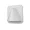 Z-Lite Obelisk 1 Light Outdoor Wall Sconce, White & Sand-blast glass 578WH-LED - alternate 2